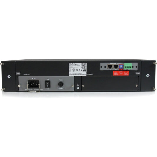 StarTech.com 20-Slot 2U Rack Mount Media Converter Chassis for ET Series 2 ETCHS2U