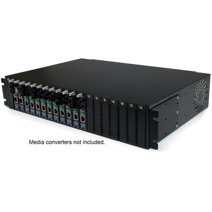 StarTech.com 20-Slot 2U Rack Mount Media Converter Chassis for ET Series 2 ETCHS2U