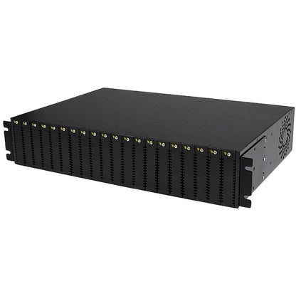 StarTech.com 20-Slot 2U Rack Mount Media Converter Chassis for ET Series 2 ETCHS2U