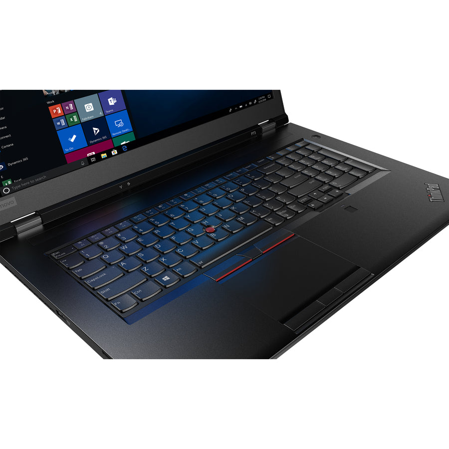 Lenovo ThinkPad P73 20QR000SCA 17.3" Mobile Workstation - 3840 x 2160 - Intel Core i9 9th Gen i9-9880H Octa-core (8 Core) 2.30 GHz - 64 GB RAM - 1 TB SSD - Glossy Black 20QR000SCA