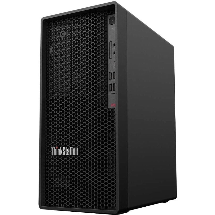 Lenovo ThinkStation P340 30DH00JEUS Workstation - 1 x Intel Octa-core (8 Core) i7-10700K 3.80 GHz - 16 GB DDR4 SDRAM RAM - 512 GB SSD - Tower - Raven Black 30DH00JEUS