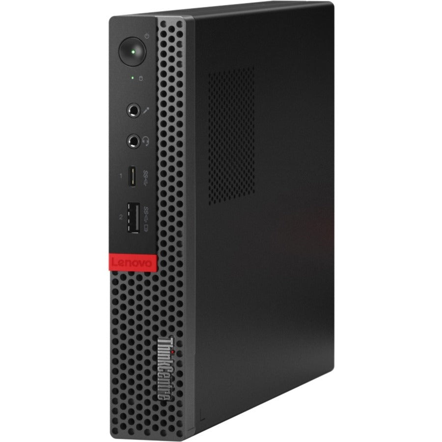 Lenovo ThinkCentre M920q 10RS004VCA Desktop Computer - Intel Core i7 8th Gen i7-8700T Hexa-core (6 Core) 2.40 GHz - 8 GB RAM DDR4 SDRAM - 512 GB M.2 PCI Express NVMe 3.0 x4 SSD - Tiny - Black 10RS004VCA