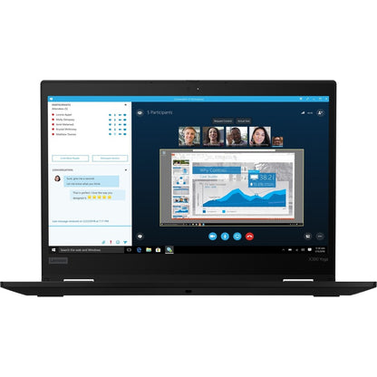 Lenovo ThinkPad X390 Yoga 20NN0014CA 13.3" Touchscreen 2 in 1 Notebook - 1920 x 1080 - Intel Core i5 8th Gen i5-8265U Quad-core (4 Core) 1.60 GHz - 8 GB Total RAM - 256 GB SSD - Black 20NN0014CA