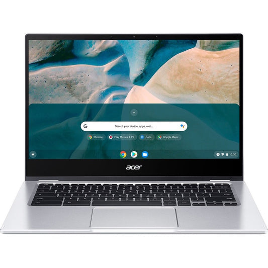 Acer CP514-1HH CP514-1HH-R0TW 14" Touchscreen 2 in 1 Chromebook - Full HD - 1920 x 1080 - AMD Ryzen 5 3500C Quad-core (4 Core) 2.10 GHz - 8 GB RAM - 128 GB Flash Memory - Pure Silver NX.A4BAA.001