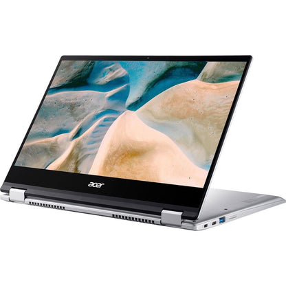 Acer Chromebook Spin 514 CP514-1H CP514-1H-R8AL 14" Touchscreen 2 in 1 Chromebook - Full HD - 1920 x 1080 - AMD Athlon Silver 3050C Dual-core (2 Core) 2.30 GHz - 4 GB RAM - 64 GB Flash Memory - Pure Silver NX.A4AAA.003