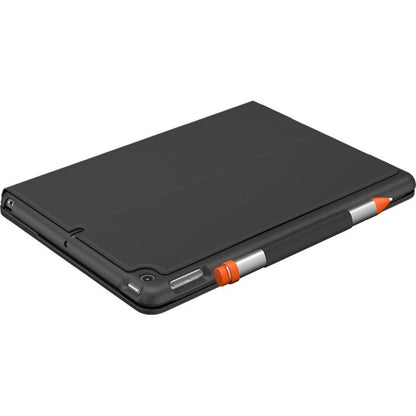 Logitech Slim Folio Keyboard/Cover Case (Folio) Apple, Logitech iPad Air (3rd Generation) Tablet - Graphite 920-009482