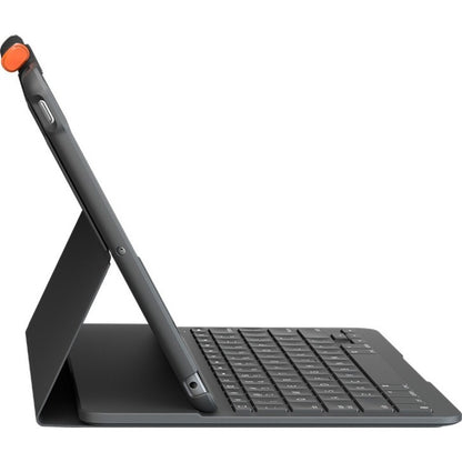 Logitech Slim Folio Keyboard/Cover Case (Folio) Apple, Logitech iPad Air (3rd Generation) Tablet - Graphite 920-009482