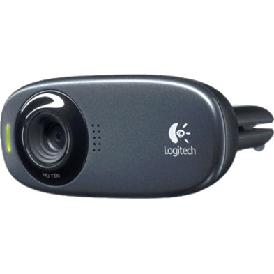 Logitech C310 Webcam - Black - USB 2.0 - 1 Pack(s) 960-000585