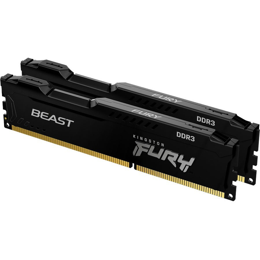 Kingston FURY Beast 16GB (2 x 8GB) DDR3 SDRAM Memory Kit KF318C10BBK2/16