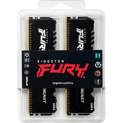 Kingston FURY Beast 32GB (2 x 16GB) DDR4 SDRAM Memory Kit KF430C16BBAK2/32