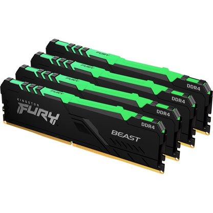 Kingston FURY Beast 64GB (4 x 16GB) DDR4 SDRAM Memory Kit KF436C18BBAK4/64