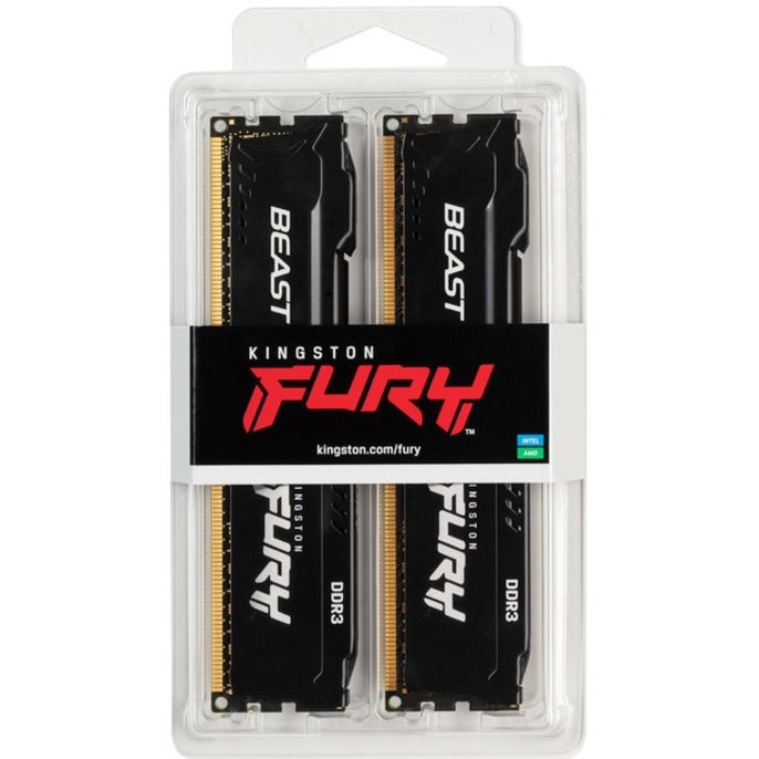 Kingston FURY Beast 16GB (2 x 8GB) DDR3 SDRAM Memory Kit KF316C10BBK2/16