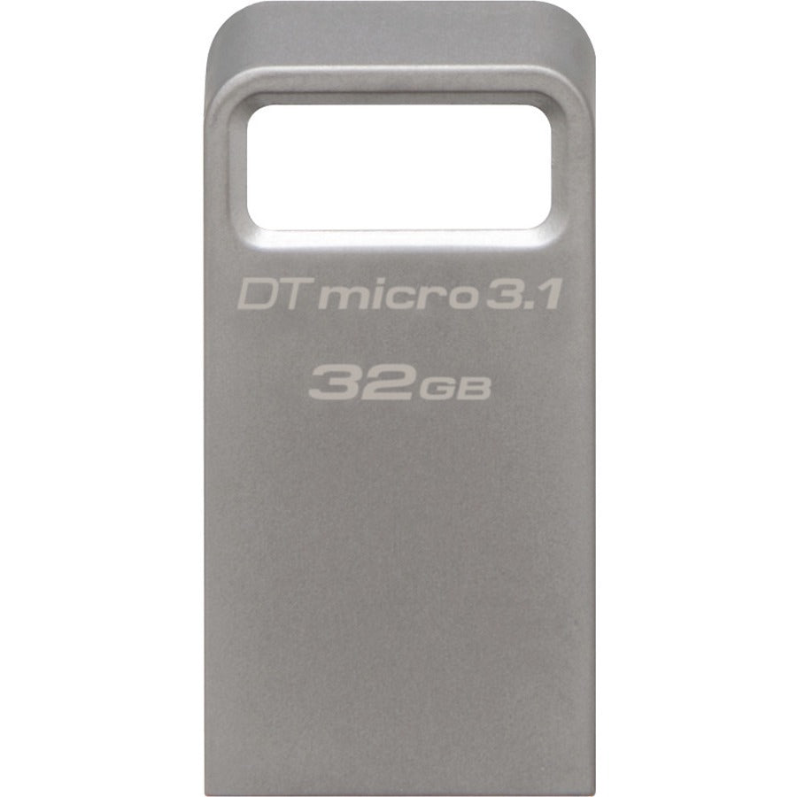 Kingston 32GB DTMicro USB 3.1/3.0 Type-A Metal Ultra-compact Flash Drive DTMC3/32GB