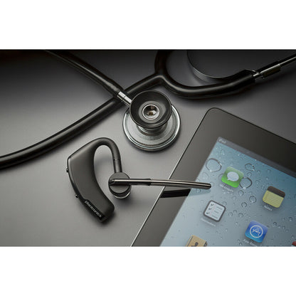 Plantronics Voyager Legend Earset - Mono - Wireless - Bluetooth - Earbud, Over-the-ear - Monaural - Outer-ear - Noise Cancelling, Echo Cancelling Microphone