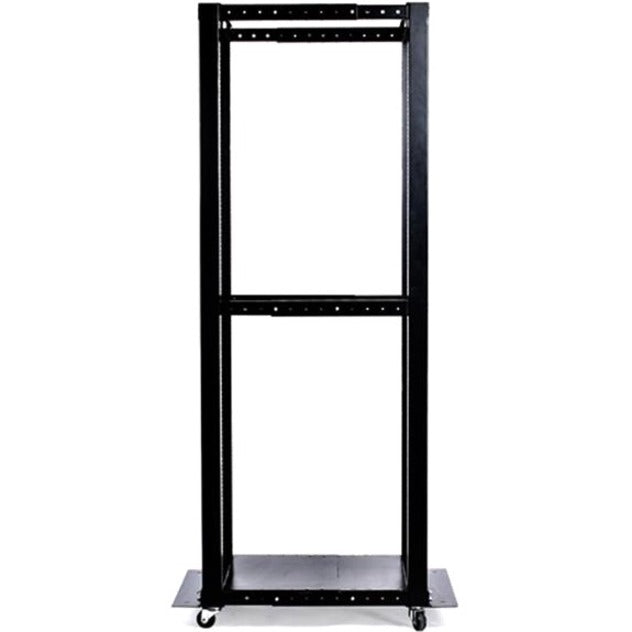 StarTech.com 42U 4 Post Open Frame Server Rack - Adjustable Floor Standing Data Rack - Computer / Network Cabinet (4POSTRACKBK) 4POSTRACKBK