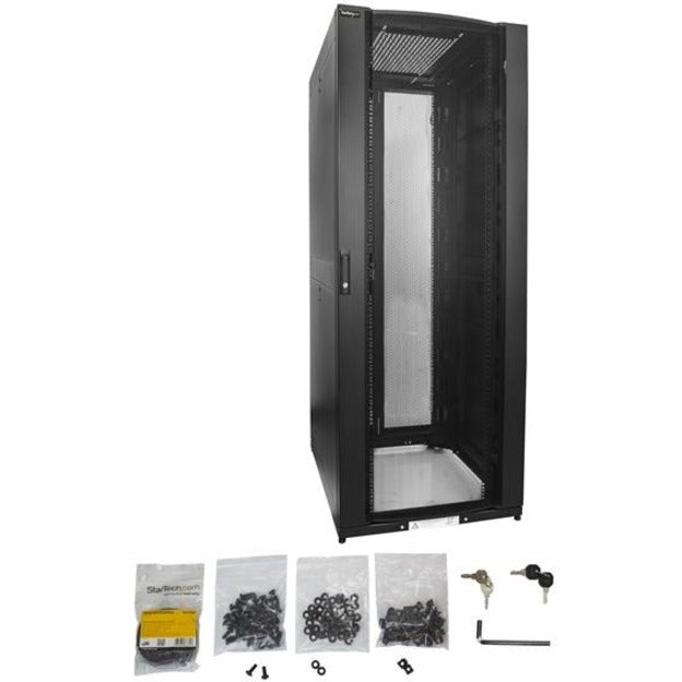 StarTech.com 42U Server Rack Cabinet - 37 in. Deep Enclosure - 30 in. Extra Wide Network Cabinet - Rack Enclosure Server Cabinet - Data Cabinet RK4242BK30