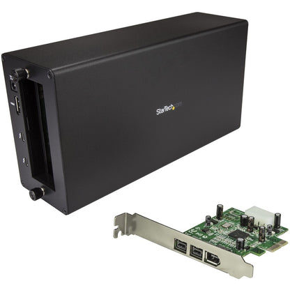 StarTech.com Thunderbolt 3 to FireWire Adapter - External PCI Enclosure - PCIe Card plus TB3 Chassis BNDTB1394B3