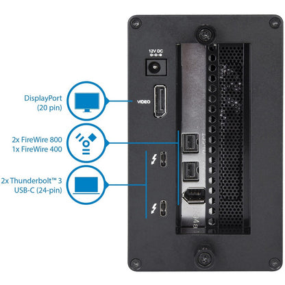 StarTech.com Thunderbolt 3 to FireWire Adapter - External PCI Enclosure - PCIe Card plus TB3 Chassis BNDTB1394B3