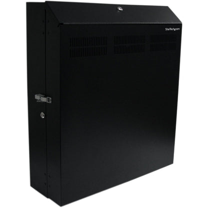 StarTech.com Wallmount Server Rack with Dual Fans and Lock - Vertical Mounting Rack for Server - 4U RK419WALVS