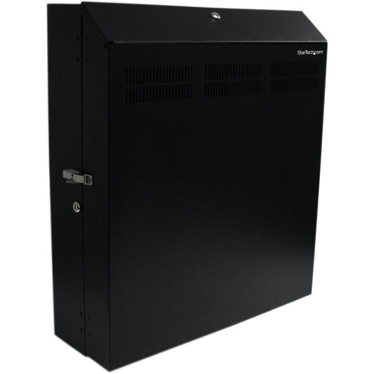 StarTech.com Wallmount Server Rack with Dual Fans and Lock - Vertical Mounting Rack for Server - 4U RK419WALVS