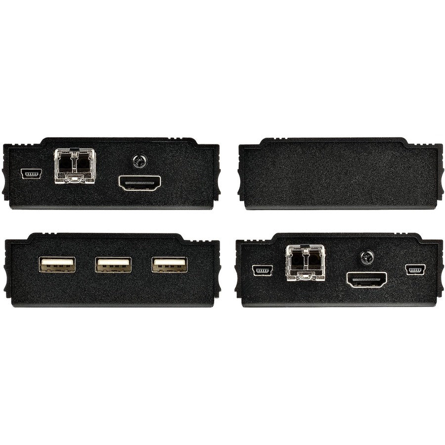 StarTech.com 4K HDMI KVM Extender over Fiber, HDMI Video & USB over Fiber, up to 984ft/300m (MultiMode), 10G MMF SFP+ Modules SV565FXHD4KU