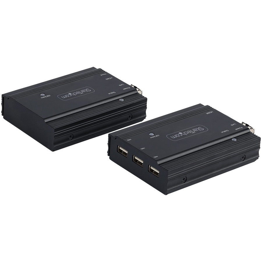 StarTech.com 4K HDMI KVM Extender over Fiber, HDMI Video & USB over Fiber, up to 984ft/300m (MultiMode), 10G MMF SFP+ Modules SV565FXHD4KU