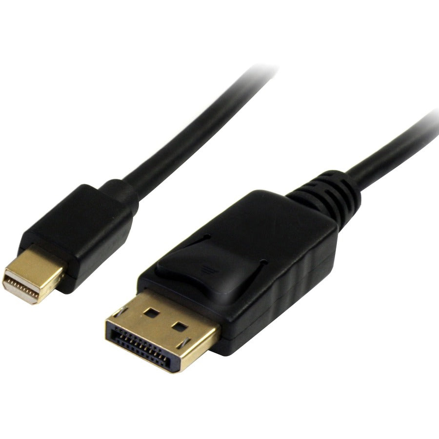 StarTech.com 1m (3ft) Mini DisplayPort to DisplayPort 1.2 Cable, 4K x 2K mDP to DisplayPort Adapter Cable, Mini DP to DP Cable for Monitor MDP2DPMM1M