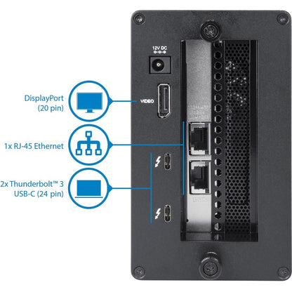 StarTech.com Thunderbolt 3 to 2-port 10GbE NIC Chassis - External PCIe Enclosure plus Card BNDTB310GNDP