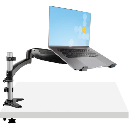 StarTech.com Desk Mount Laptop Arm, Full Motion Articulating Arm/Stand for Laptop or 34 inch Monitor, VESA Mount Laptop Tray, Adjustable ARMUNONB1