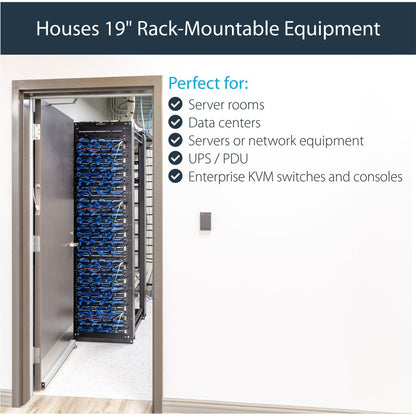 StarTech.com 45U 3300lb High Capacity 4 Post Open Server Equipment Rack - Flat Pack (4POSTRACKHD) 4POSTRACKHD