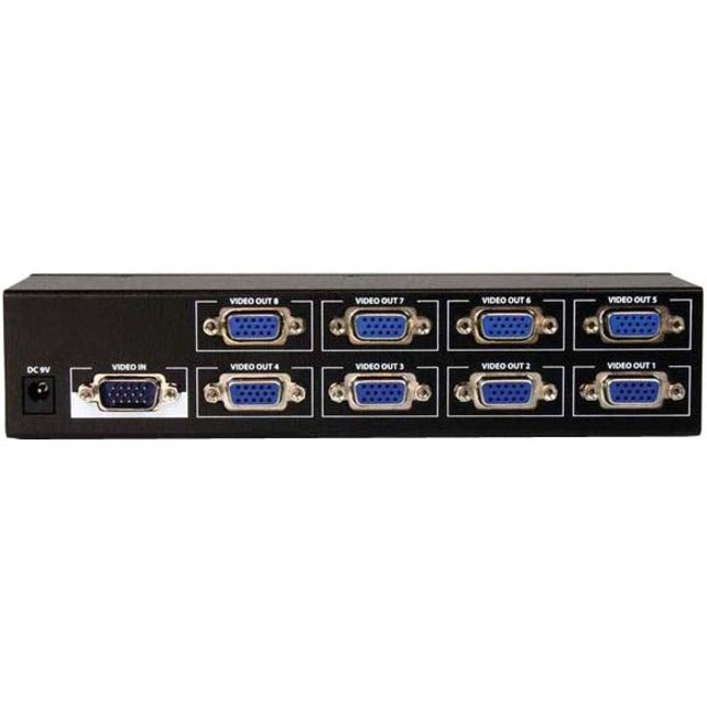 StarTech.com 8 Port VGA Video Splitter - 250 MHz - VGA Video Splitter / Distribution Amplifier 8 Port - Video splitter - 8 ports ST128L