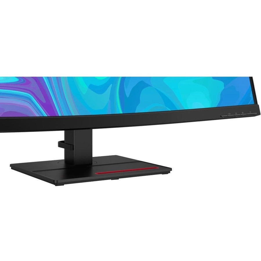 Moniteur LCD WLED incurvé Lenovo ThinkVision T34w-20 34" WQHD - 21:9 - Noir corbeau 61F3GAR1US