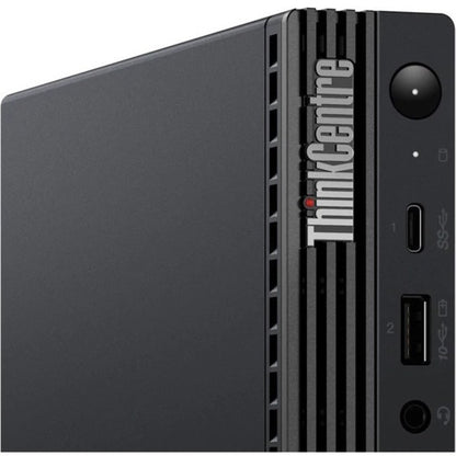 Lenovo ThinkCentre M80q 11DN0041CA Desktop Computer - Intel Core i7 10th Gen i7-10700T Octa-core (8 Core) 2 GHz - 16 GB RAM DDR4 SDRAM - 256 GB SSD - Tiny - Raven Black 11DN0041CA