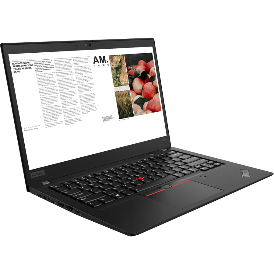 Lenovo ThinkPad T495s 20QJ000ACA 14" Notebook - 1920 x 1080 - AMD Ryzen 5 3500U Quad-core (4 Core) 2.10 GHz - 8 GB Total RAM - 256 GB SSD - Black 20QJ000ACA