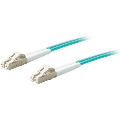 AddOn 1m Laser-Optomized Multi-Mode fiber (LOMM) Duplex LC/LC OM4 Aqua Patch Cable ADD-LC-LC-1M5OM4