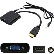 AddOn HDMI to VGA Converter with Audio White - M/F HDMI2VGAA