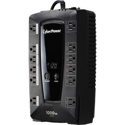 CyberPower LE1000DG-FC 1000VA /530W UPS, 12-Outlets, Black LE1000DG-FC