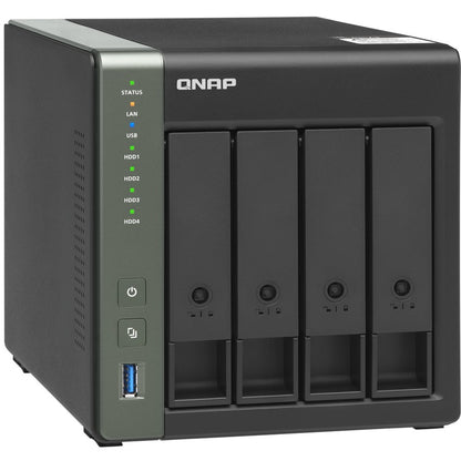 QNAP Cost-effective Business NAS with Integrated 10GbE SFP+ Port TS-431X3-4G-US