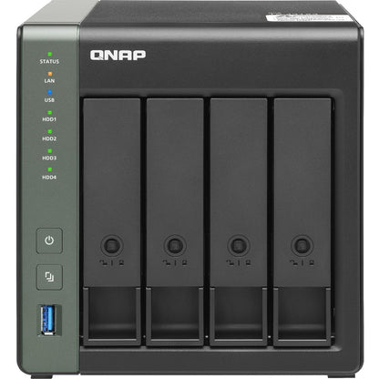 QNAP Cost-effective Business NAS with Integrated 10GbE SFP+ Port TS-431X3-4G-US