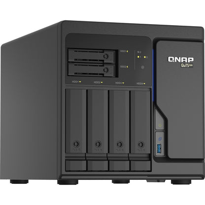 QNAP Cost-effective Intel Xeon D desktop QuTS Hero NAS with Quad-port 2.5GbE TS-H686-D1602-8G-US