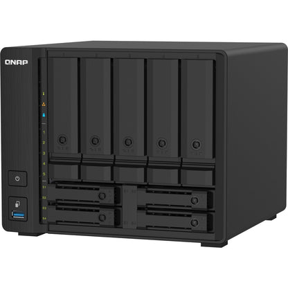 QNAP Compact 9-bay NAS with 10GbE SFP+ and 2.5GbE for Smoother File Applications TS-932PX-4G-US