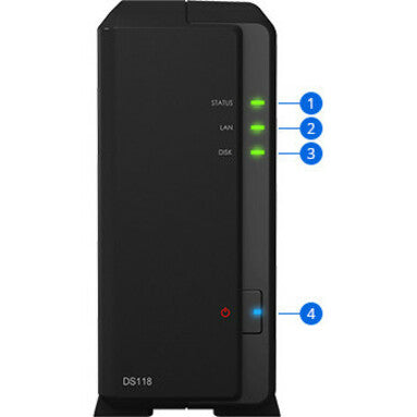 Synology High-Performance 1-Bay NAS for Small Office and Home Users DS118