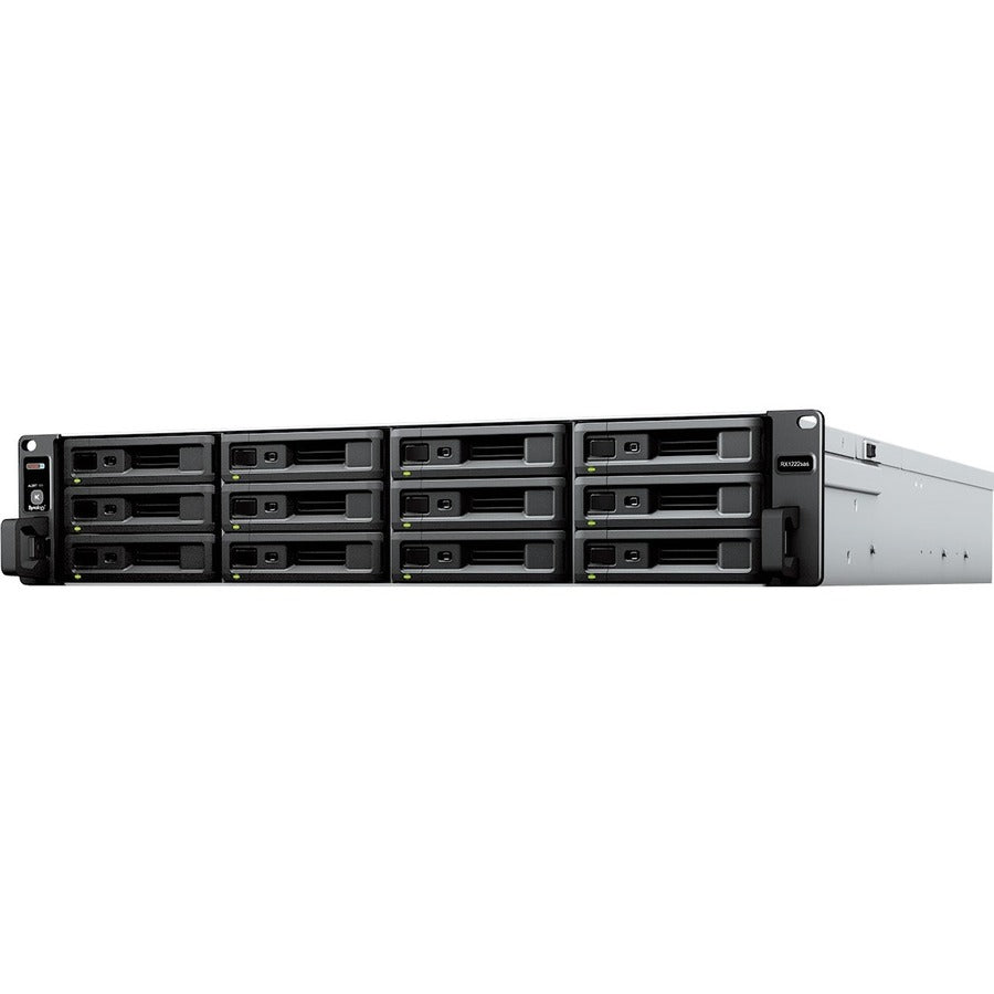 Synology RX1222SAS Drive Enclosure Serial Attached SCSI (SAS), SATA - SAS Host Interface - 2U Rack-mountable RX1222sas