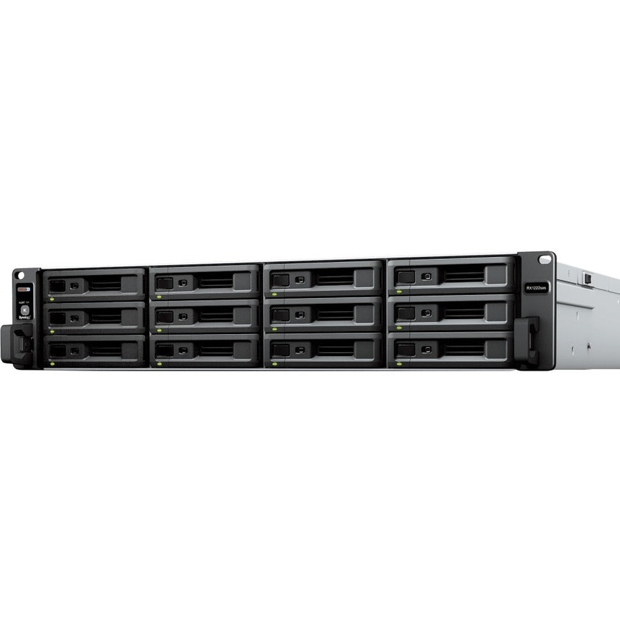 Synology RX1222SAS Drive Enclosure Serial Attached SCSI (SAS), SATA - SAS Host Interface - 2U Rack-mountable RX1222sas