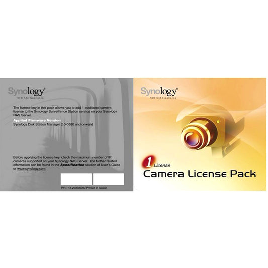 Synology IP Camera License Pack For 1 CLP1