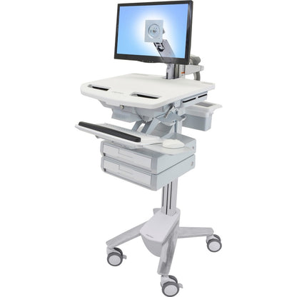 Ergotron StyleView Cart with LCD Arm, 2 Drawers SV43-1220-0