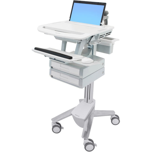 Ergotron StyleView Laptop Cart, 2 Drawers SV43-1120-0