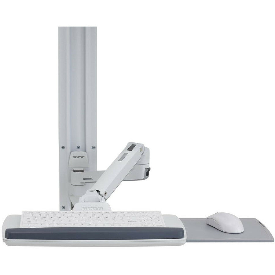 Ergotron Wall Mount Track for Keyboard, LCD Monitor, Mouse - White 45-551-216