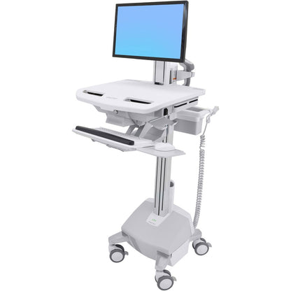 Ergotron StyleView Electric Lift Cart with LCD Pivot, LiFe Powered SV42-7302-1