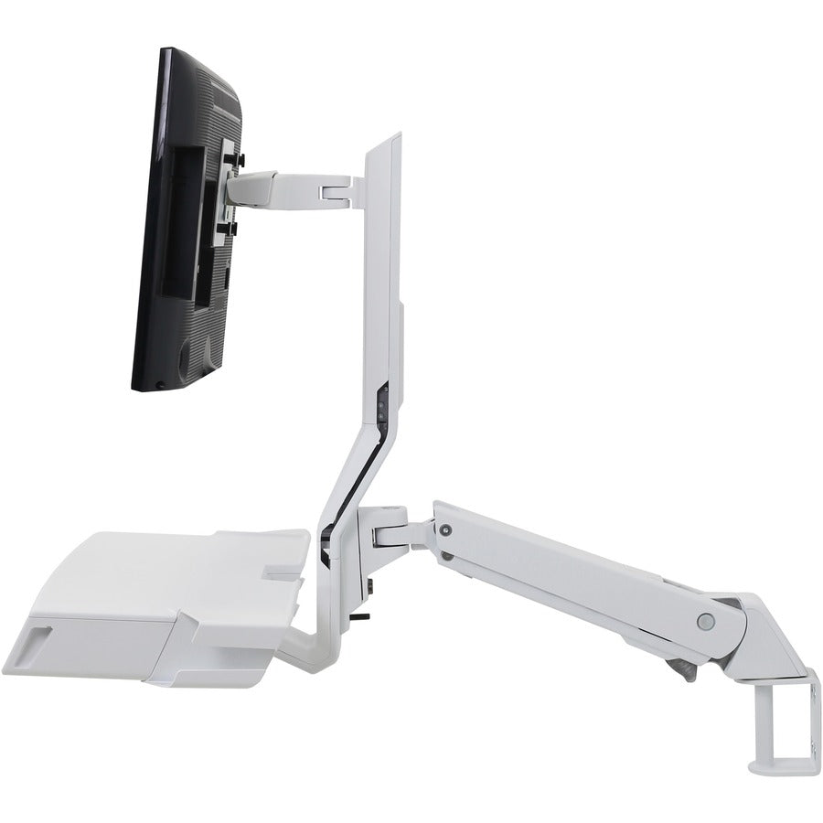 Ergotron StyleView Wall Mount for Monitor, Bar Code Scanner, Keyboard, Wrist Rest, Mouse - White 45-583-216